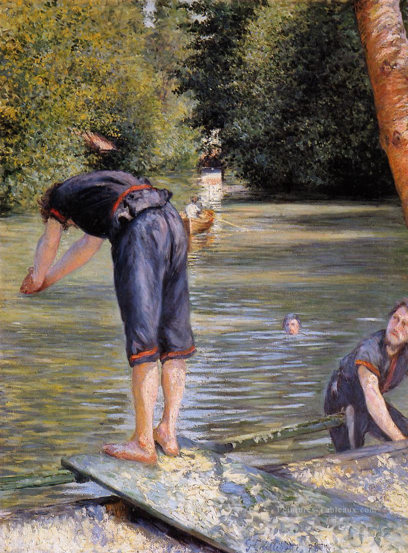 Baigneurs Gustave Caillebotte Peintures à l'huile